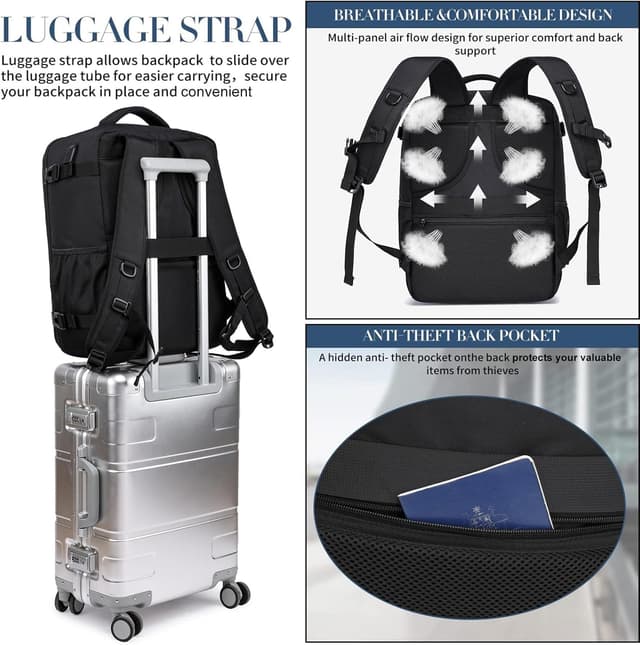 Thumbnail 6 de Underseat cabin rucksack 30L 45x36x20