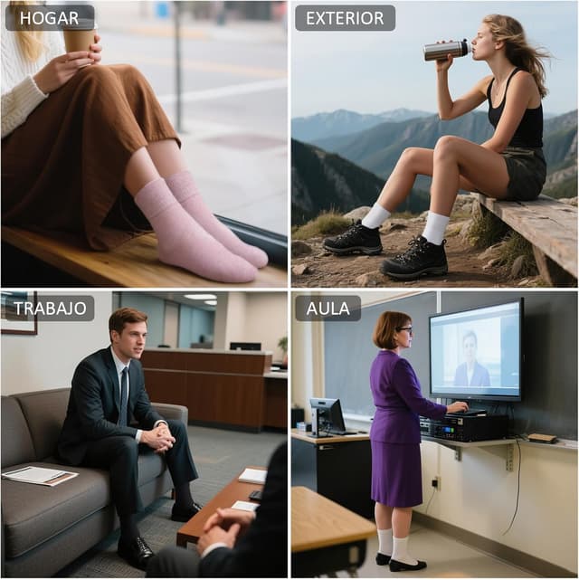 Thumbnail 1 de LOFIR Calcetines de Algodón Crew 5 pares 35-46