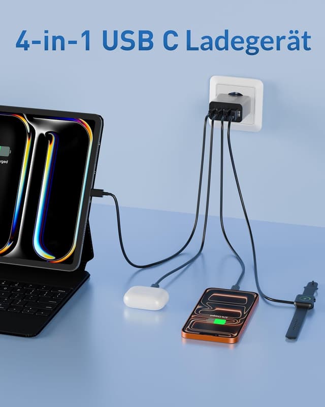 Thumbnail 5 de 65W USB C Ladegerät 4-Port GaN