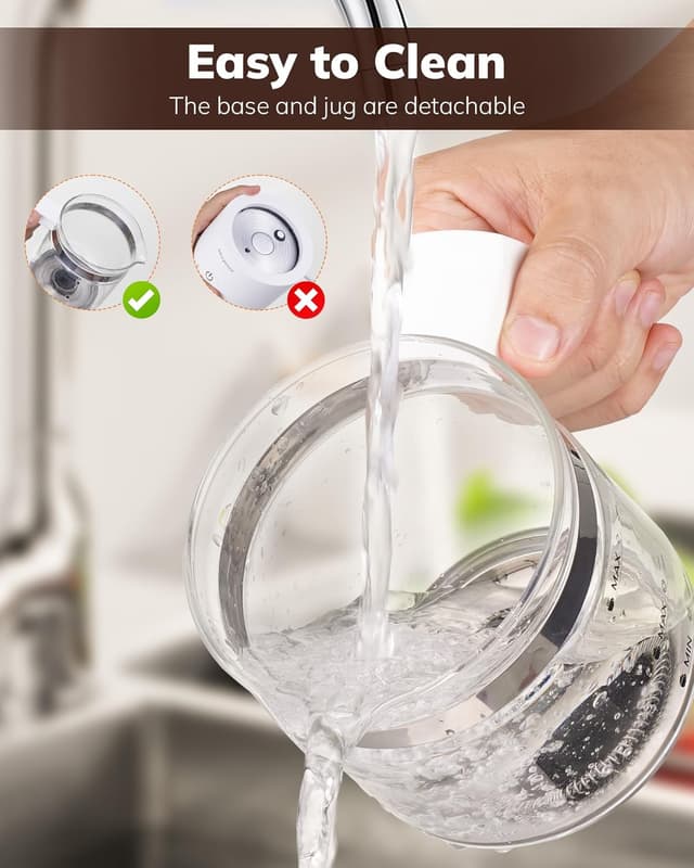 Detalle 2 de Morpilot Milchaufschäumer Elektrisch 4 in 1 500 ml