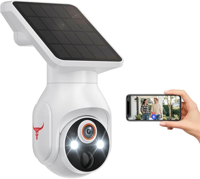 Imagen de GlowPop Solar Powered Wireless Security Camera en OfertitasTOP
