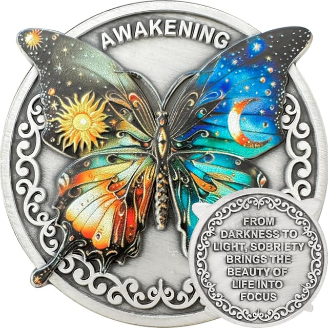 Imagen de Schmetterling Sobriety Chip 1 Unze en OfertitasTOP