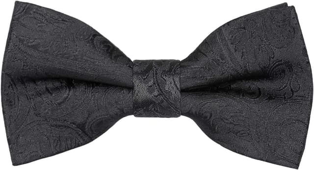 Detalle de Alizeal Banded Adjustable Length Pre-tied Bow Tie for Boys (Birthday Party & more)