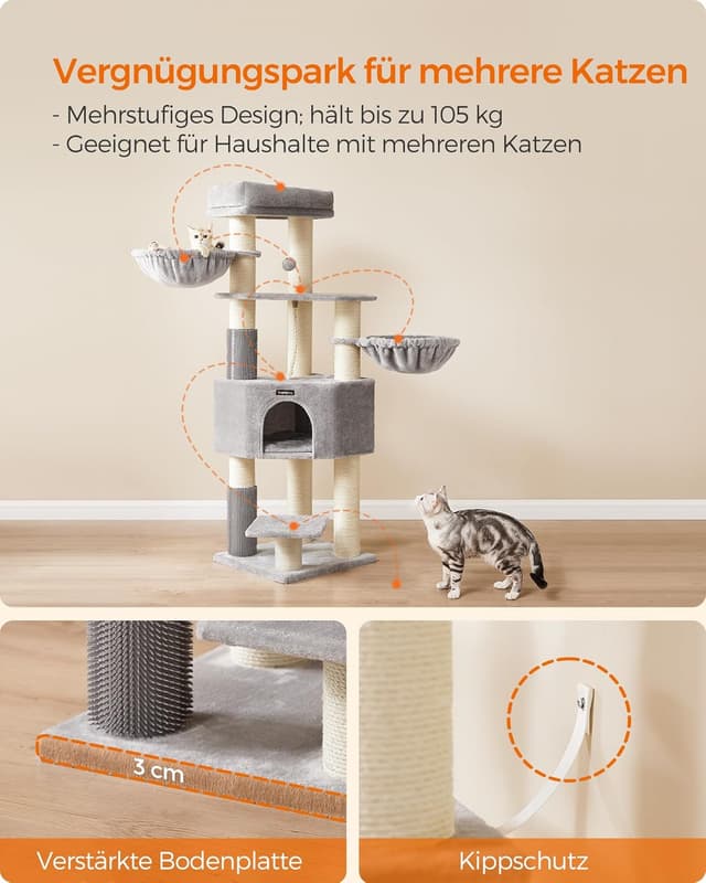 Thumbnail 6 de Feandrea Kratzbaum 160 cm 🐱