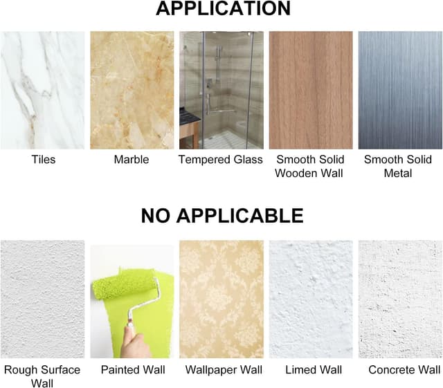 Detalle 2 de Tiilan Wall-Mount Hair Dryer Holder (SUS 304 Stainless Steel, Self-Adhesive) – Black