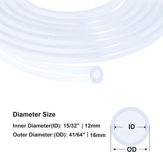 Detalle 2 de Silikonschlauch 1,5 m für 12 mm ID
