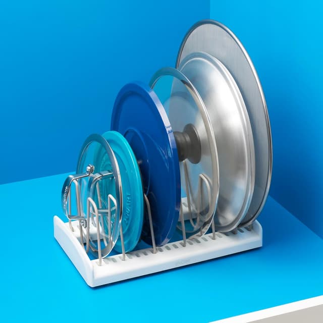 Thumbnail 6 de YouCopia StoreMore Adjustable Pot Lid Organizer 1 🥘