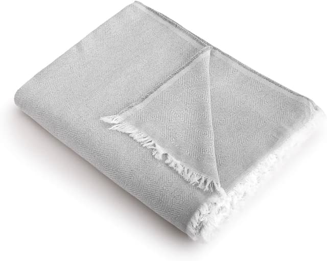 Detalle de Textilhome Copridivano e Copriletto Multiuso modello Dante, telo arredo perlato 130x180 cm (OEKO-TEX)