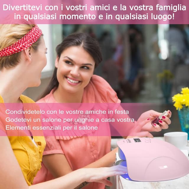 Thumbnail 6 de NAILGIRLS Lampada UV per unghie 150W LED