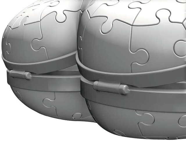 Detalle 2 de Herzschatulle Frozen 2 – Puzzle 3D lumineux en forme de cœur (54 pièces)