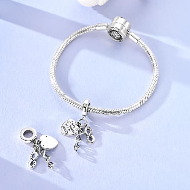 Thumbnail 3 de HUIPOJUE 925 Sterling Silver Bead Charms 925