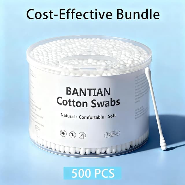 Thumbnail 4 de Carehabi 500 Stück Wattestäbchen 100% plastikfrei