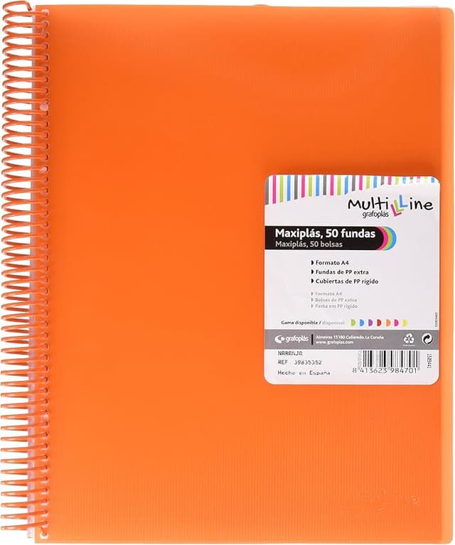 Detalle de Grafoplas Carpeta Maxiplás Multiline 40 forros