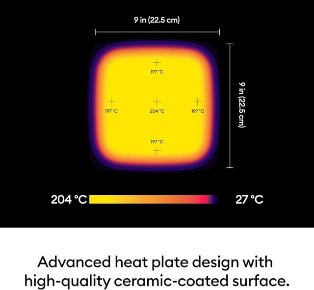 Thumbnail 6 de Cricut EasyPress 3 (9x9 in) heat press for T-shirts, cushions and more – Zen Blue