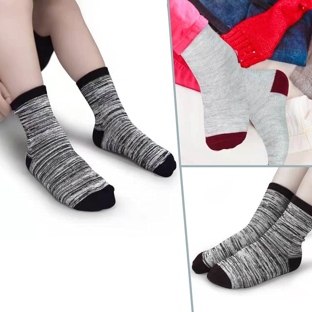 Thumbnail 1 de GENTABY Socken Jungen grau 10 Paar
