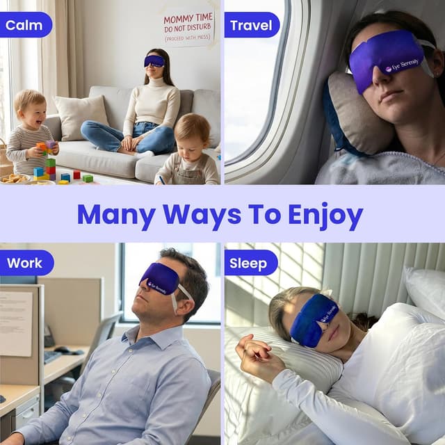 Thumbnail 5 de Self Heating Warm Compress Steam Eye Mask 15-pack
