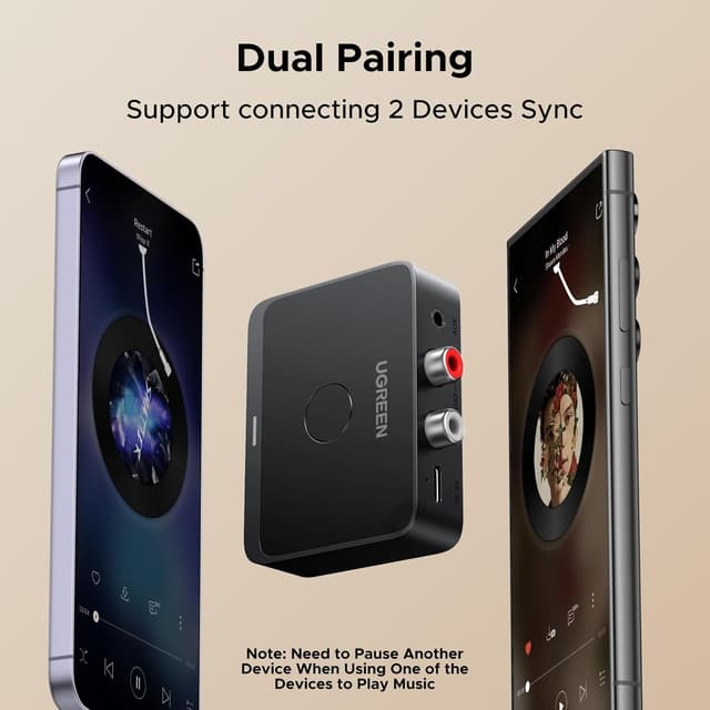 Thumbnail 6 de UGREEN Bluetooth 6.0 Receiver LDAC, 15H playtime