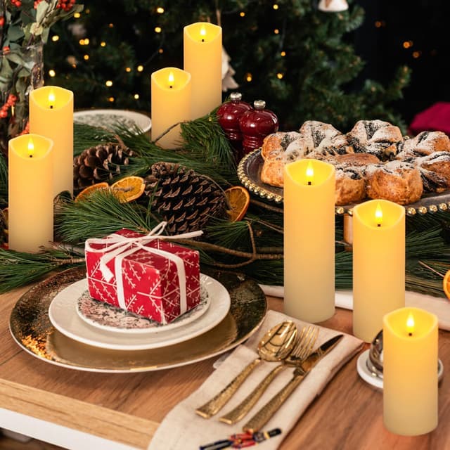 Detalle 2 de LIVEN flameless candles 24 pack with remote