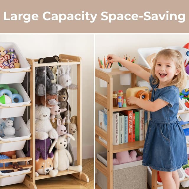 Thumbnail 4 de Toy Storage Organizer with 12 Bins 55.1