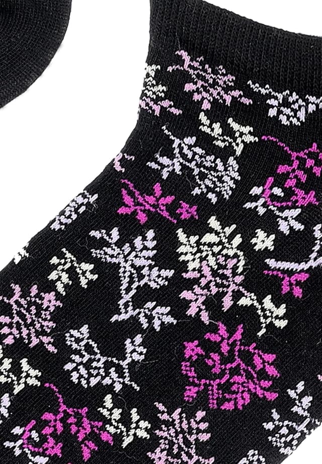 Detalle 2 de Hudson Damen Sneaker-Socken Bud mit Blumenmuster