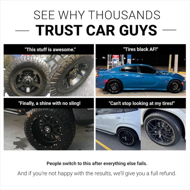 Thumbnail 3 de CAR GUYS Tire Shine Spray 18 Oz