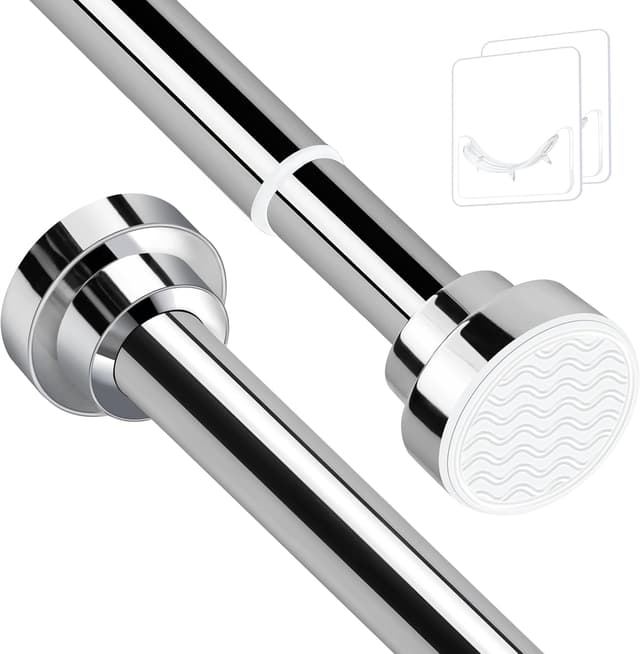 Imagen de Stainless Steel Extendable Shower Curtain Rod 130–193 cm en OfertitasTOP