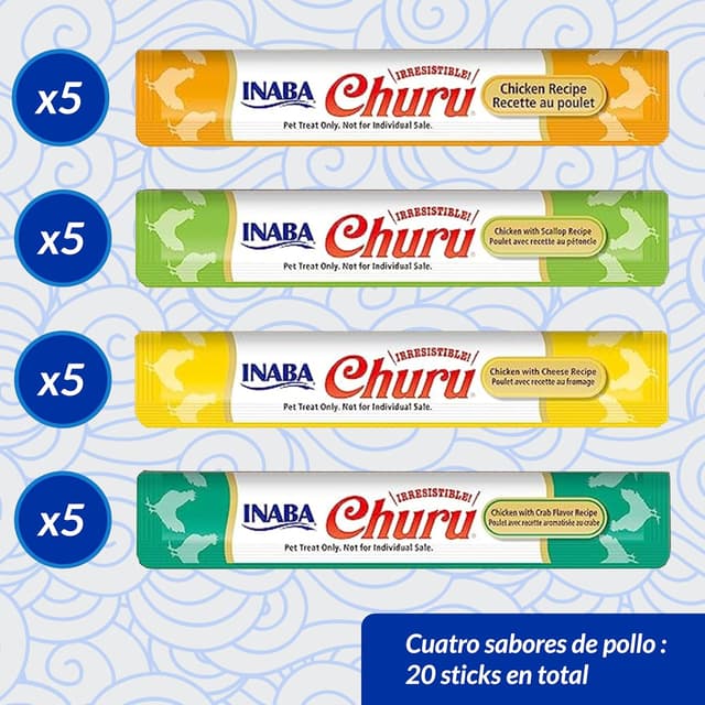Thumbnail 4 de CHURU Cat Variedades de pollo 20 x 14 g 🐱