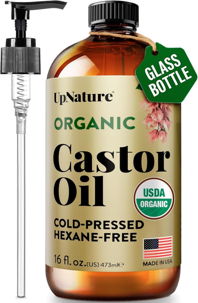 Imagen de UpNature Organic Castor Oil 16 oz en OfertitasTOP