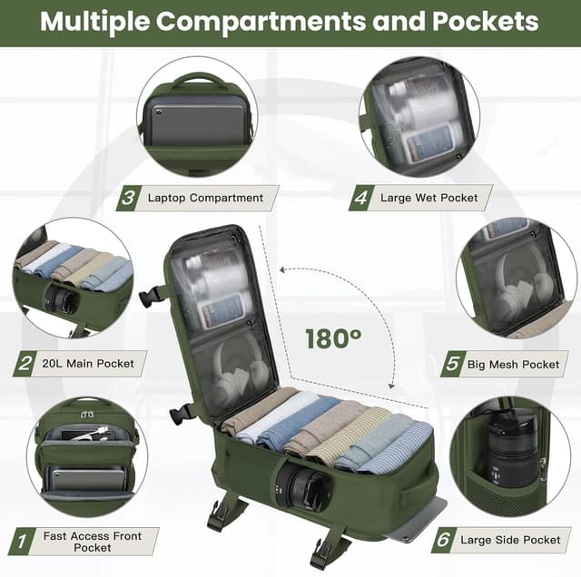Detalle de OTAHGK Cabin Bag 40x20x25 Ryanair