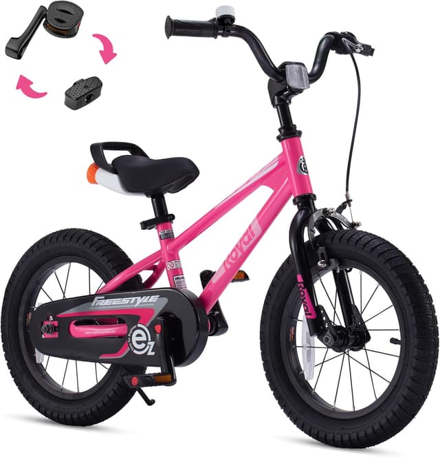 Detalle de RoyalBaby EZ Kids Bike (12–20 Inch) 2-in-1 Balance to Pedal Bike for Ages 3–12