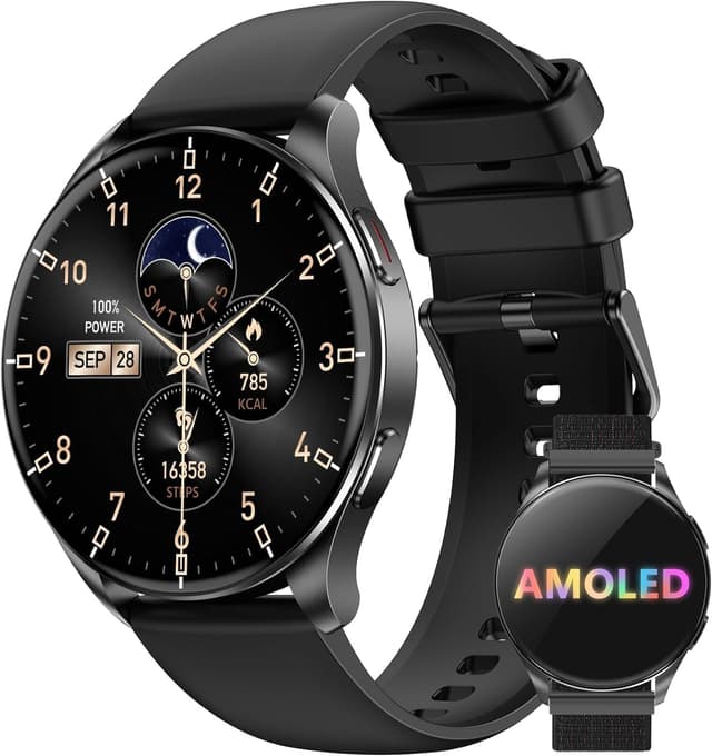 Detalle de IOWODO Smartwatch 2026 Damen Herren 1.43 AMOLED