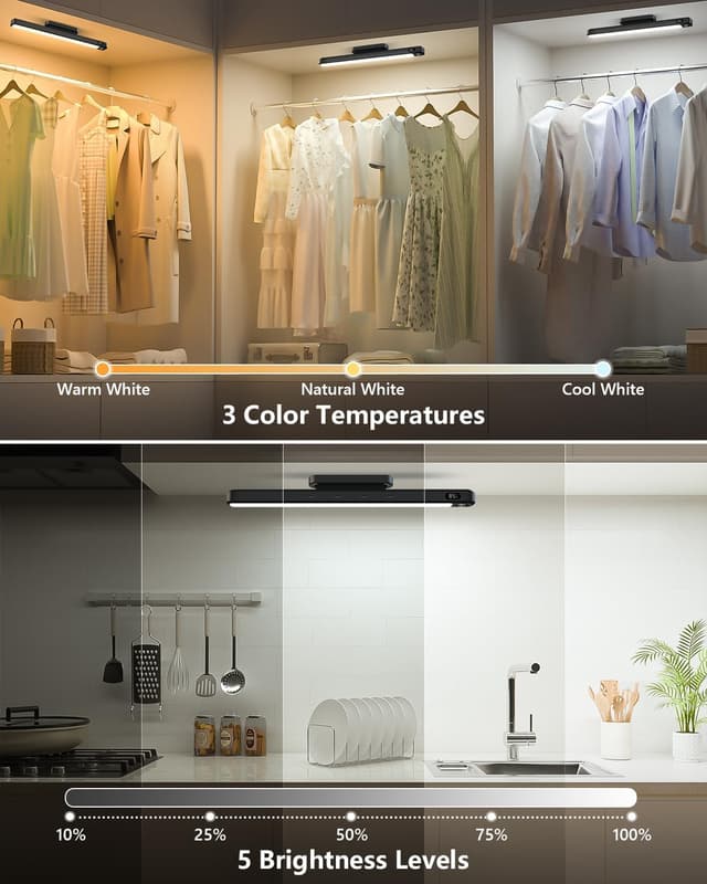 Detalle 2 de Ferswe Schranklicht 5 W mit Bewegungsmelder