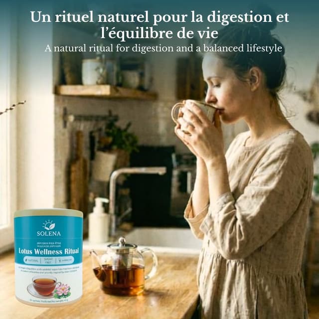 Thumbnail 6 de SOLENA Rituel Digestion & Perte de Poids aux feuilles de lotus – tisane sans caféine en sachets (20)