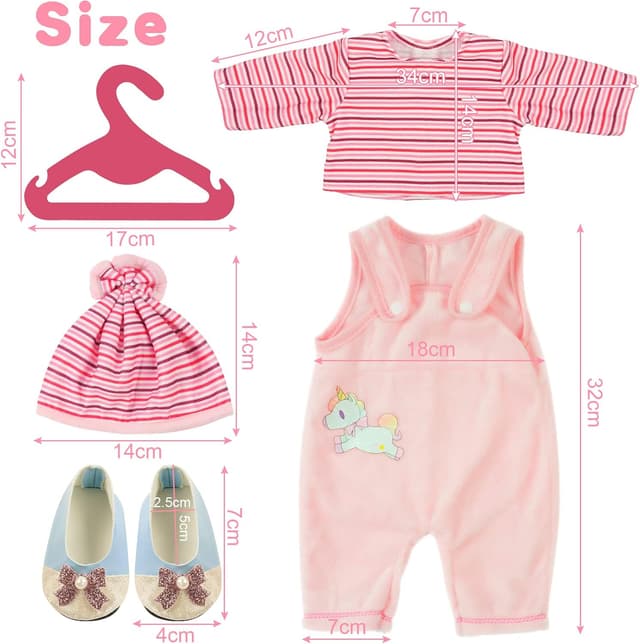 Thumbnail 1 de Aolso Vestiti per Bambole 35-45CM 👗