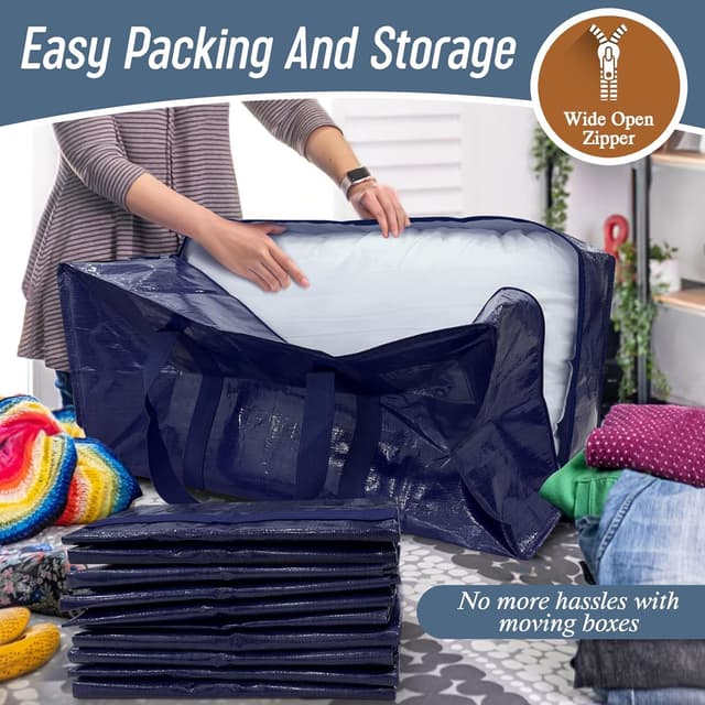 Thumbnail 4 de 6 Large Moving Bags with Strong Zippers