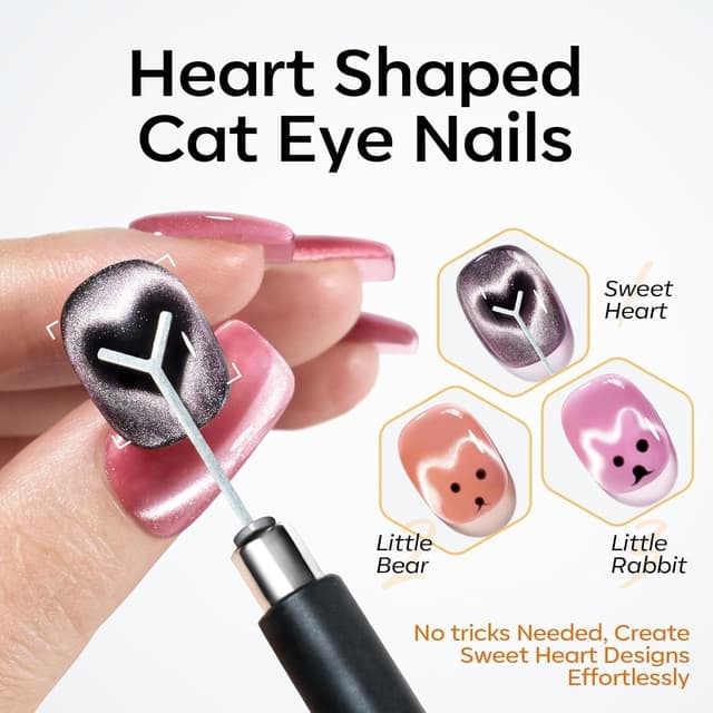 Detalle 2 de Modelones Cat Eye Magnet 15 PCS ๐