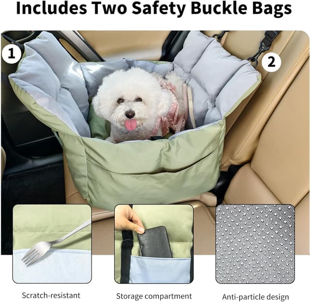 Detalle 1 de BingoPaw Dog Car Seat Carrier 49.5x40cm