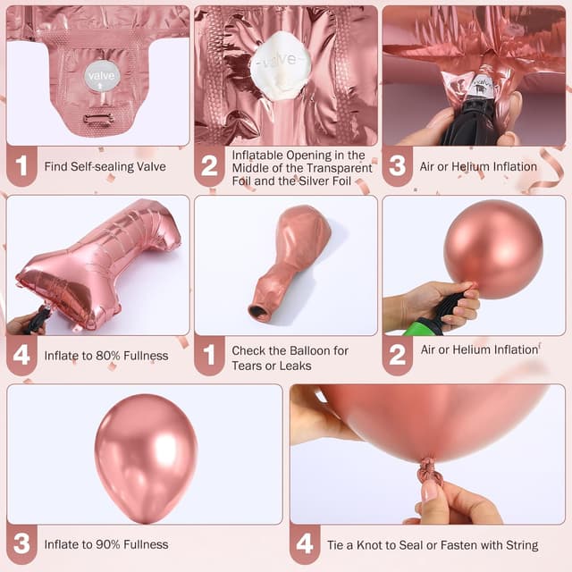 Thumbnail 6 de Déco ballons 70 ans avec chiffres