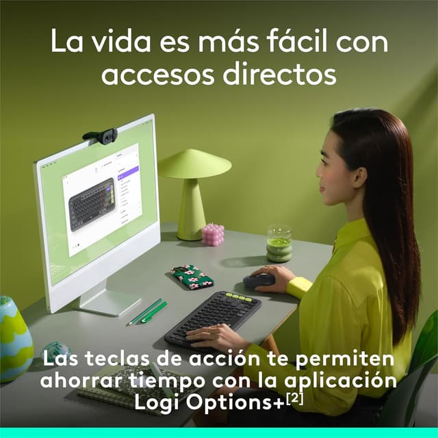 Thumbnail 3 de Logitech POP ICON KEYS: Teclado Bluetooth 3 Dispositivos 🖥