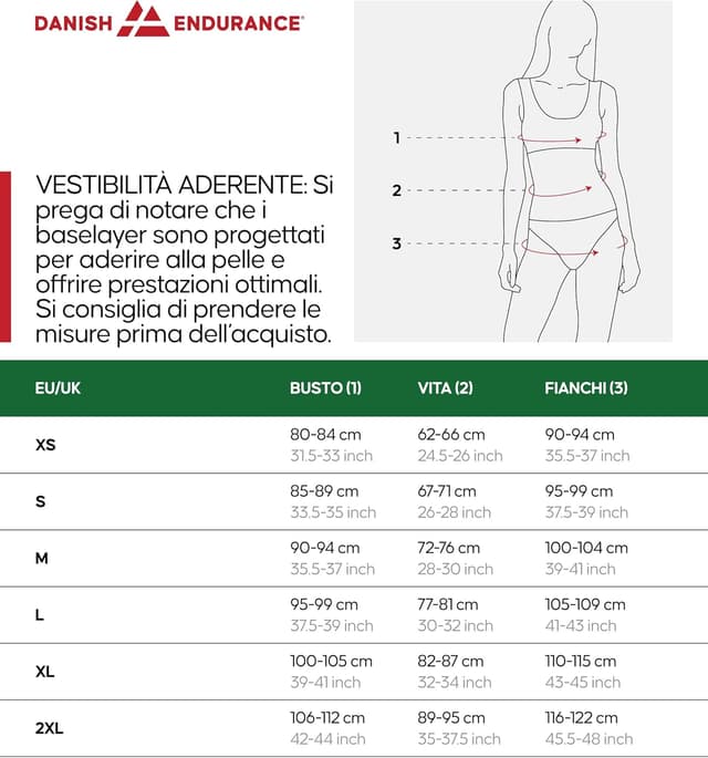 Thumbnail 5 de DANISH ENDURANCE Maglia termica donna