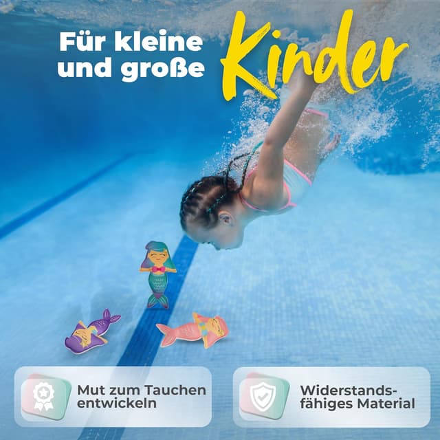 Detalle de Tauchtiere für Kinder von KIDVERSE – Neopren-Tauchspielzeug für Pool, See & Meer
