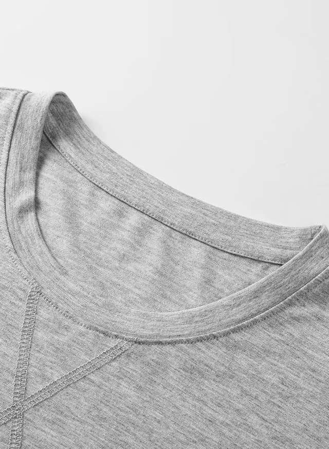 Thumbnail 6 de JMIERR 3er-Set Herren T-Shirts (Kurzarm) aus Baumwolle – Slim Fit, einfarbig