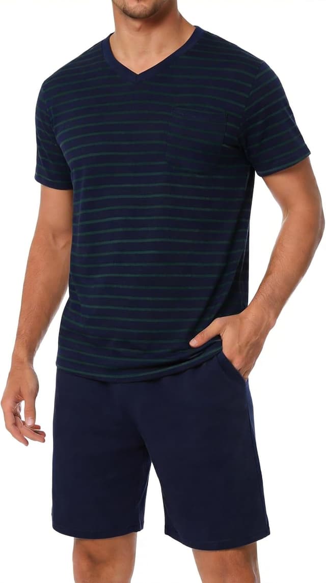 Thumbnail 6 de Litherday Pyjama homme rayures coton, S à 3XL