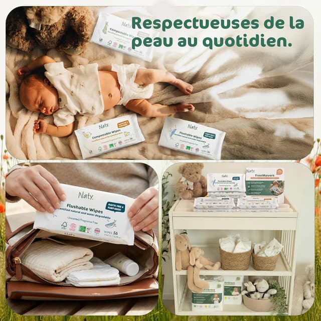 Thumbnail 6 de Naty Lingettes Bébé 672 lingettes