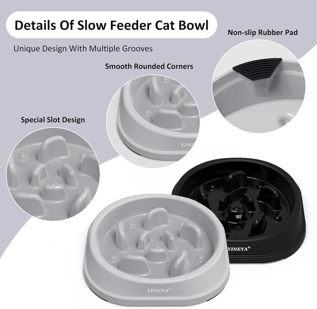 Thumbnail 3 de YINEYA Ciotola anti ingozamento 2 pezzi