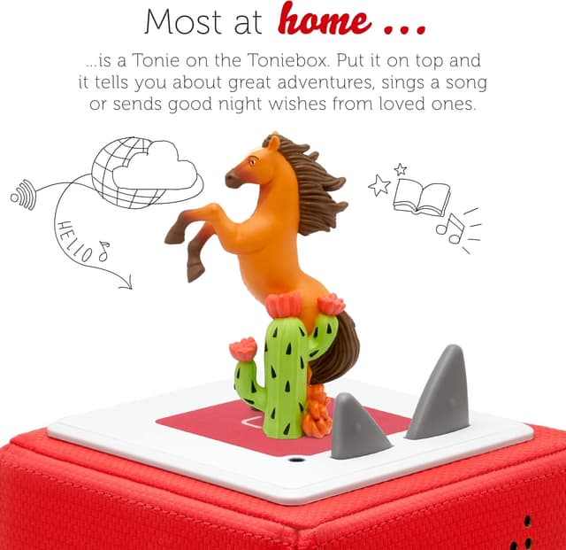 Detalle 2 de tonies Spirit Audio Character – Spirit Toys, DreamWorks audiobook for children (requires a Toniebox)