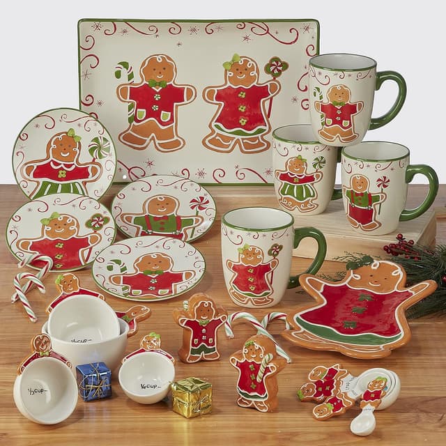 Thumbnail 6 de Certified International Holiday Magic Gingerbread 6" Canape Plates (Set of 4)