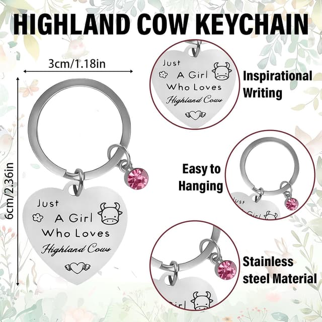 Detalle de Highland cow stationery set, 4 pieces