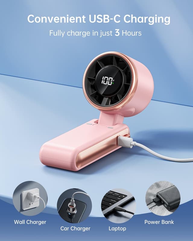 Thumbnail 5 de Bearwind Portable Handheld Turbo Fan 5 Gear