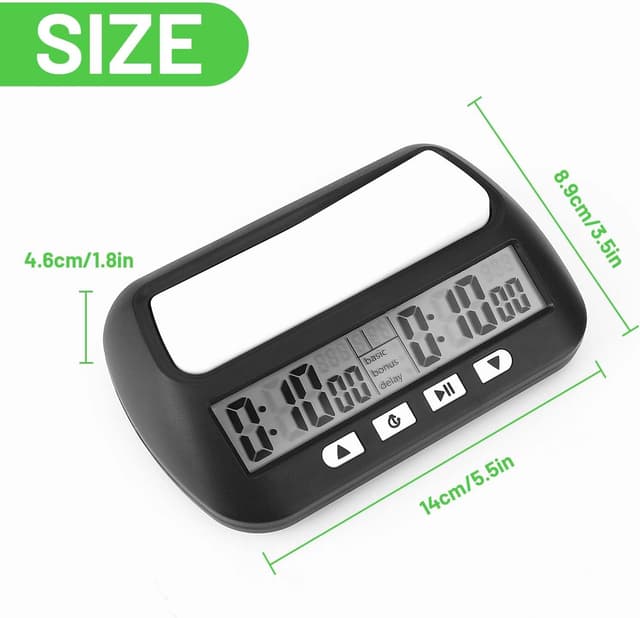 Detalle 2 de Mkitnvy Reloj de Ajedrez Multifunción